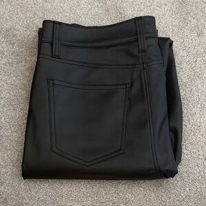 Pistola Black Faux Leather Pants